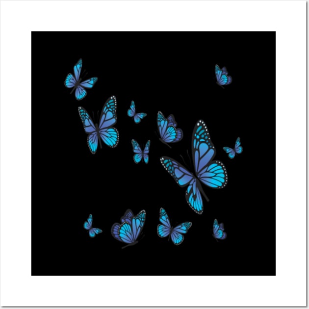 butterfly design Wall Art by Vine Time T shirts